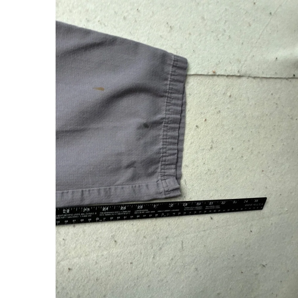 Carhartt Mens Grey Ripstop Cargo Work Pants Size Medium Elastic Waist Utility